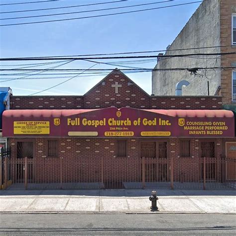 service times  full gospel church  god  brooklyn  york
