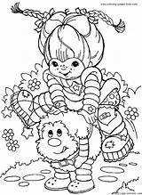 Coloring Pages Rainbow Brite Bright Kids Printable Color Sheets Cartoons Colouring Cartoon Disney Twink Cute Books Adult 80s Characters Character sketch template