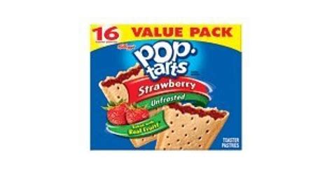 pop tarts strawberry unfrosted toaster pastries 16 toaster