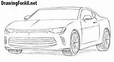 Camaro Zl1 Drawingforall Carro Dodge Impala sketch template