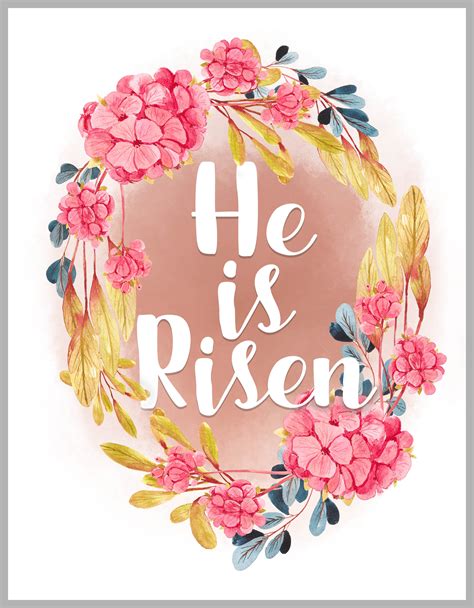 risen  easter printable clumsy crafter