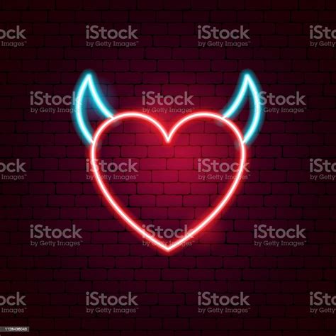 Sex Heart Neon Sign Stock Illustration Download Image Now Istock