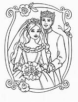 Coloring Pages Wedding Barbie Colouring Kids Printable King Queen Teacher Queens Students Educative Coloringhome Search sketch template