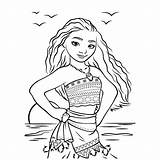 Moana Coloring Pages Color Kids sketch template