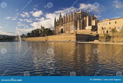 la seu cathedral stock photo image  spanish majorca