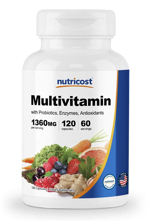 esupplements nutricost multivitamin  multivitamin   advanced natural multivitamins