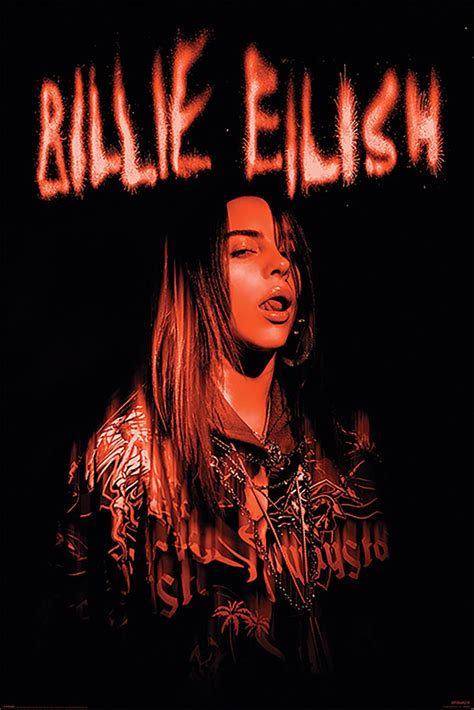 billie eilish graphic poster retro poster room posters poster wall artwork prints poster