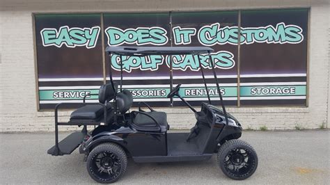 electric ezgo txt golf cart   black body sold easy   customs llc