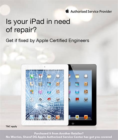 apple ipad repair  apple authorised service center dg