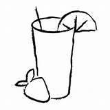 Smoothie Coloring Cup Clipart Lemonade Template Pages Drawing Transparent Outline Icon Sketch Clipartkey sketch template