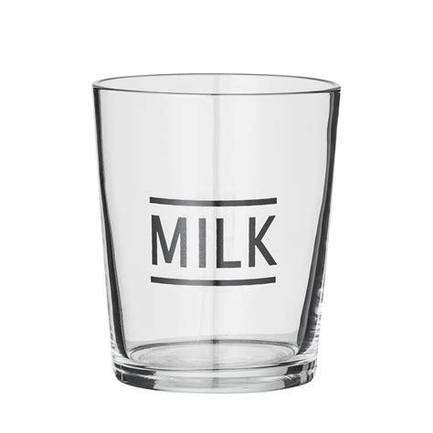 Drinking Glass Milk Clear Glass Designnut Ee
