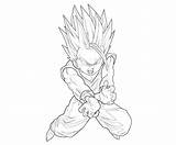 Gohan Coloring Pages Dragon Ball Saiyan Super Kai Getcolorings Getdrawings Surprising sketch template
