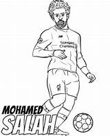 Salah Mohamed Ausmalbilder Topcoloringpages Juventus Podosfairo Kallee 1013 sketch template