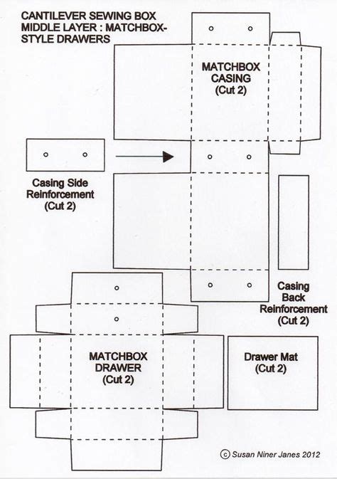 pin  matchbox template