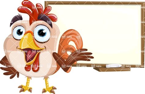 Rooster Cartoon Vector Character Aka Mr Cock A Doodle Doo