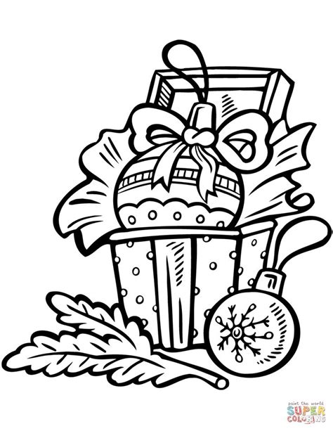 christmas ornament coloring pages printable christmas coloring pages