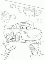 Cars Mcqueen Lightning Podium Pages Coloring Pages2color sketch template
