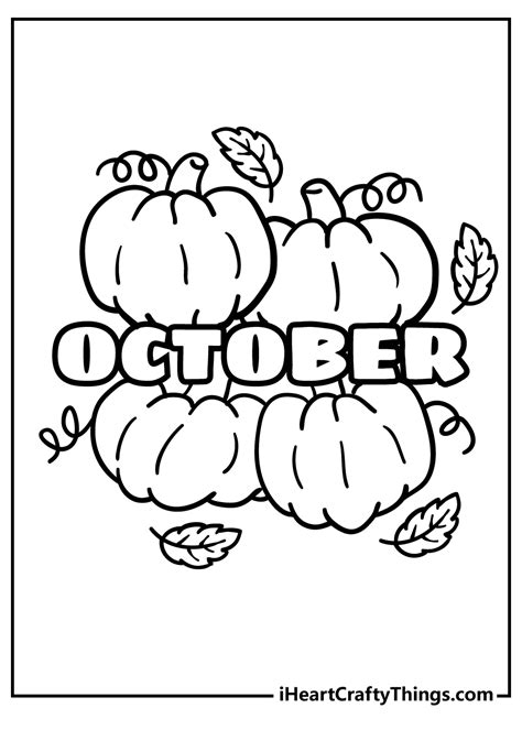 october coloring pages   printables coloring library