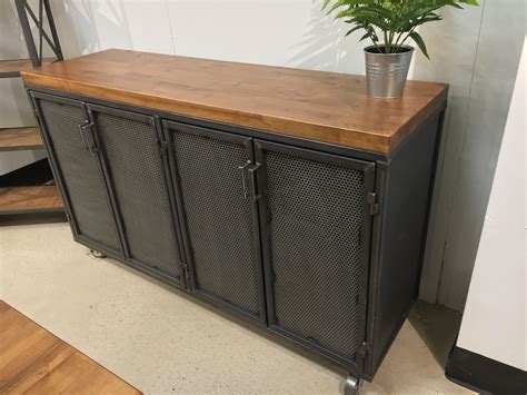 buy  custom industrial office credenza   order  iron age office custommadecom