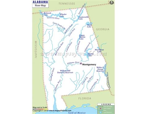 buy alabama river map