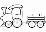 Toy Train Coloring Pages Printable Trains sketch template