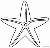 Starfish Coloring Star Sea Drawing Pages Fish Urchin Kids Clipart Printable Line Shooting Super Cool2bkids Getdrawings Getcolorings Ocean Outline Urchins sketch template
