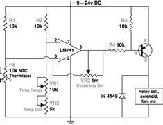versatile version thermostat schematic thermostat circuit circuit design