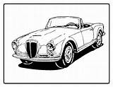 Coloring Pages Cars Classic Car Old Printable Color Muscle Colouring Comments Choose Board Coloringhome sketch template