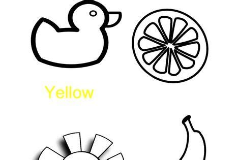 yellow coloring page  twistynoodlecom color activities  mini