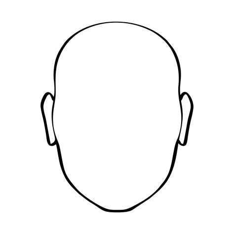 printable face template