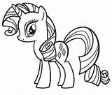 Pony Rarity Cavalos Páginas sketch template