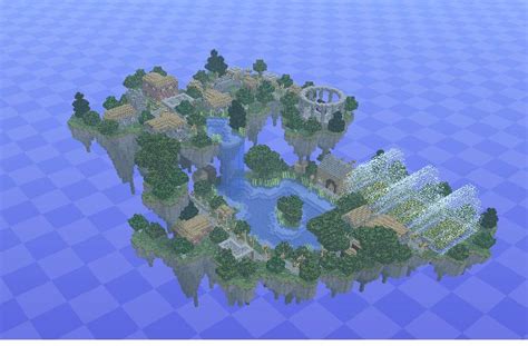 sky village minecraft map