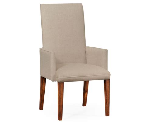 fully upholstered dining chair arm