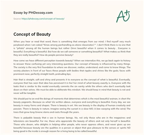 concept  beauty  words phdessaycom