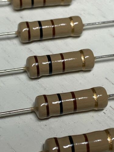 pcs   ohm   watt  ohm ohm carbon film resistor ebay