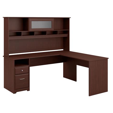 Buy Bush Furniture Cabot 72w L Shaped Computer Desk With Hutch And