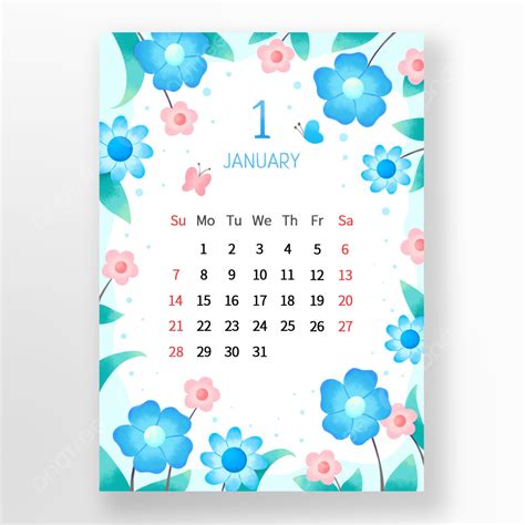 calendar january template template   pngtree