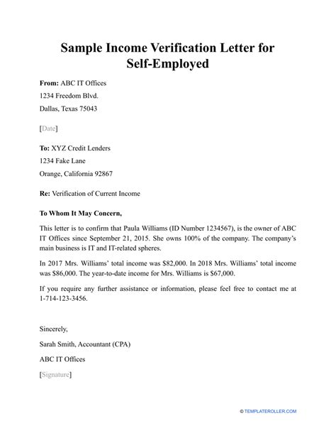 sample income verification letter   employed fill  sign