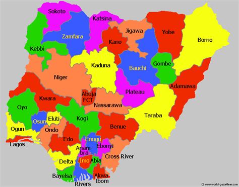 nigeria map tourist attractions travelsfinderscom