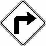 Turn Clipart Right Sign Ahead Signs Hand Arrow Road Clip Cliparts Alignment Symbol Traffic Etc Symbols Horizontal Safetysign Warning Library sketch template