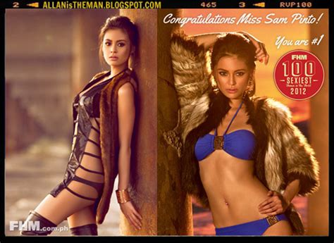 sam pinto is 2012 fhm sexiest woman in the world allan the man