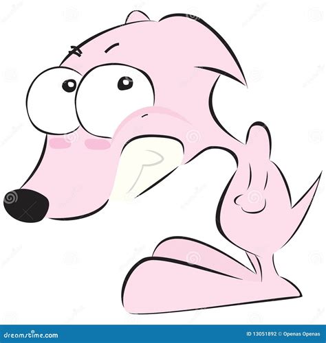 cartoon character dog stock vector illustration  face