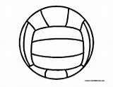 Volleyball Coloring sketch template
