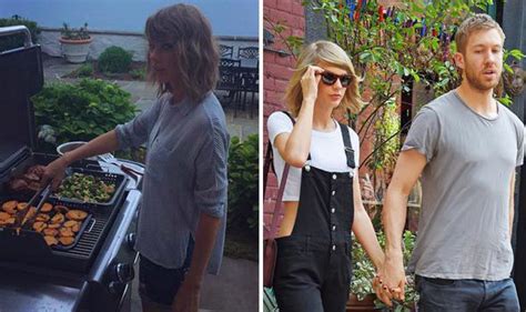 calvin harris gushes about taylor swift as he shares first instagram
