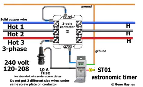 contactor wiring diagram