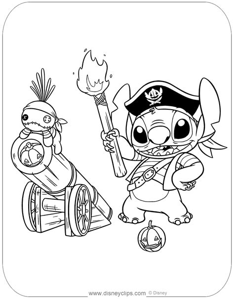 halloween goofy coloring page