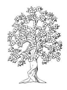 trees adult coloring pages bing images tree coloring page flower