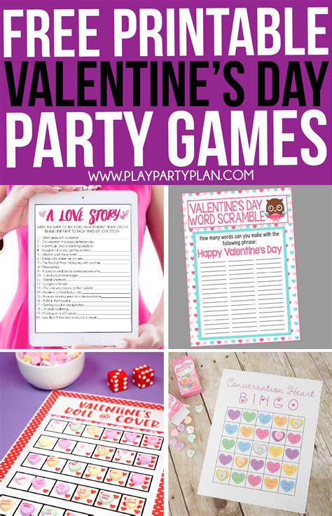 fun valentines day games   love play party plan