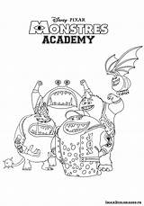 Coloring University Pages Monsters Monster Monstres Inc Print Coloriage Search Academy Getcolorings Again Bar Case Looking Don Use Find Top sketch template