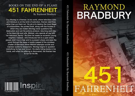 University Portfolio 2014 Fmp 451 Fahrenheit Book Cover